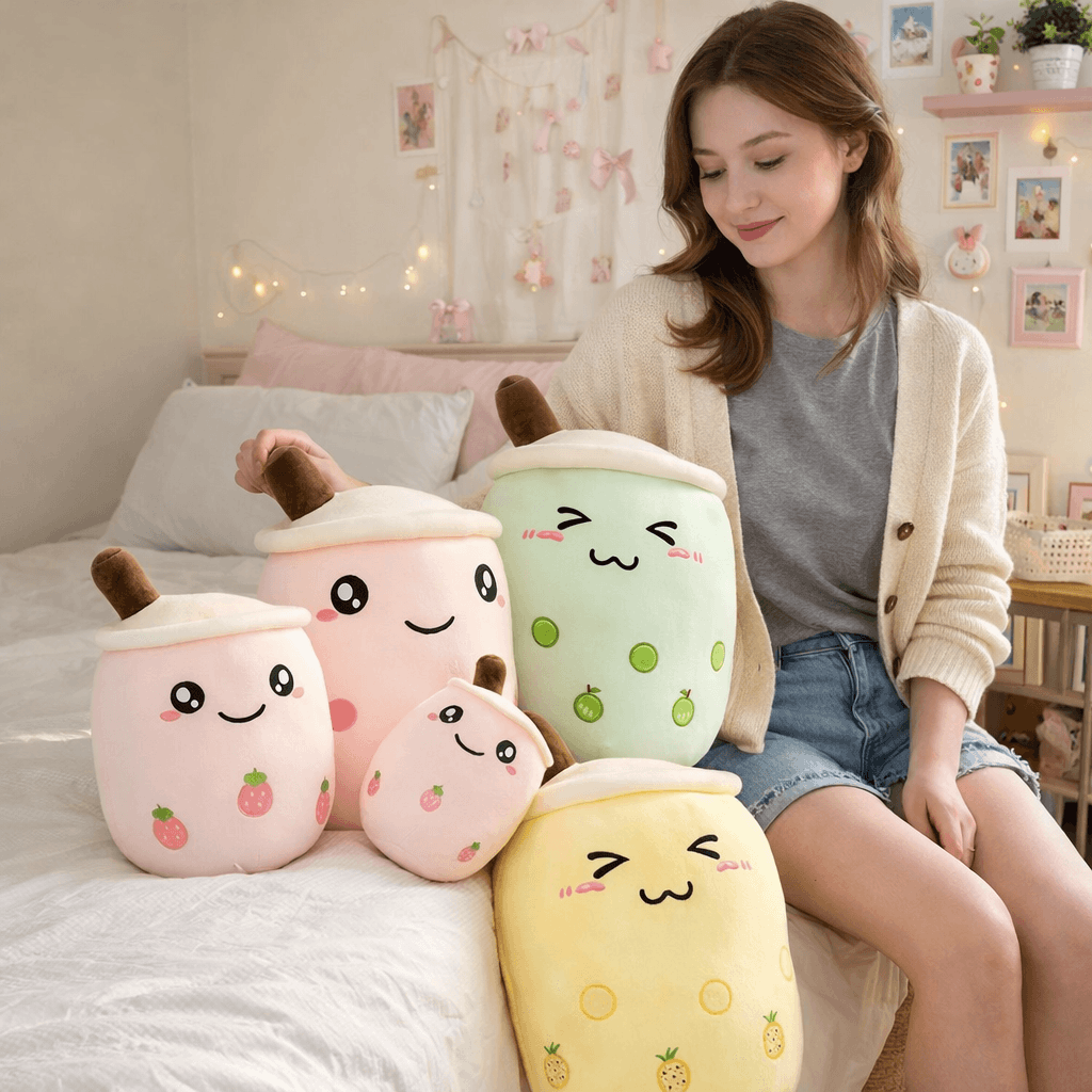 Fruit bubble tea plushie – view 4