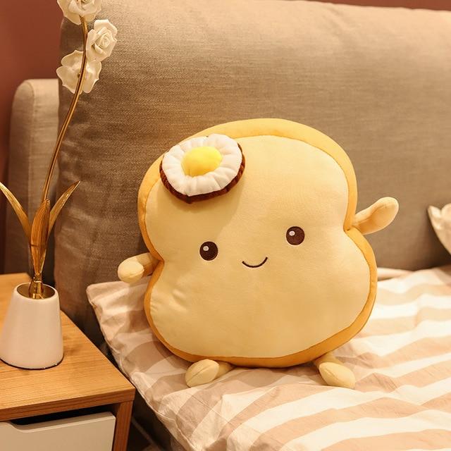 Egg on toast bread plushie – view 6