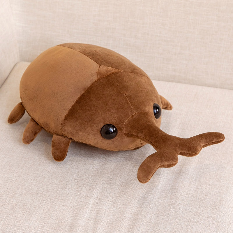 Dung beetle plushie – view 2