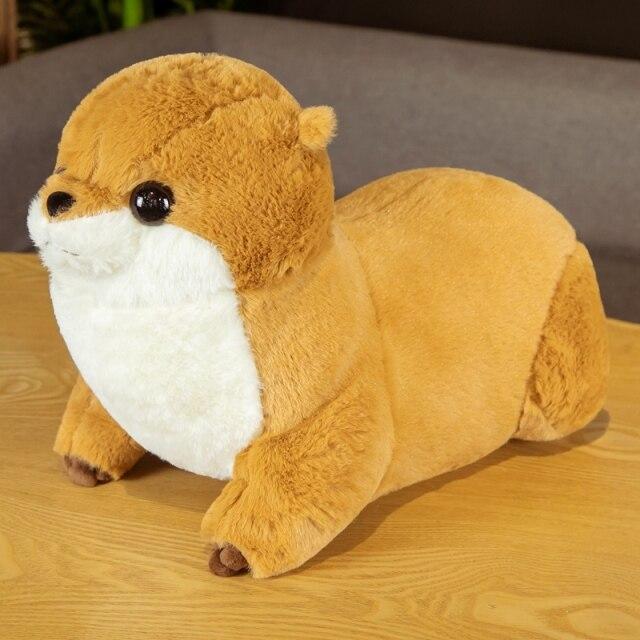 Fluffy chubby otter plushie – view 5