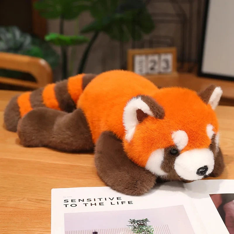 Red panda and fox plushie – view 2