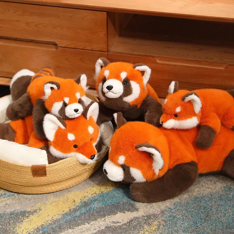 Red panda and fox plushie – view 4