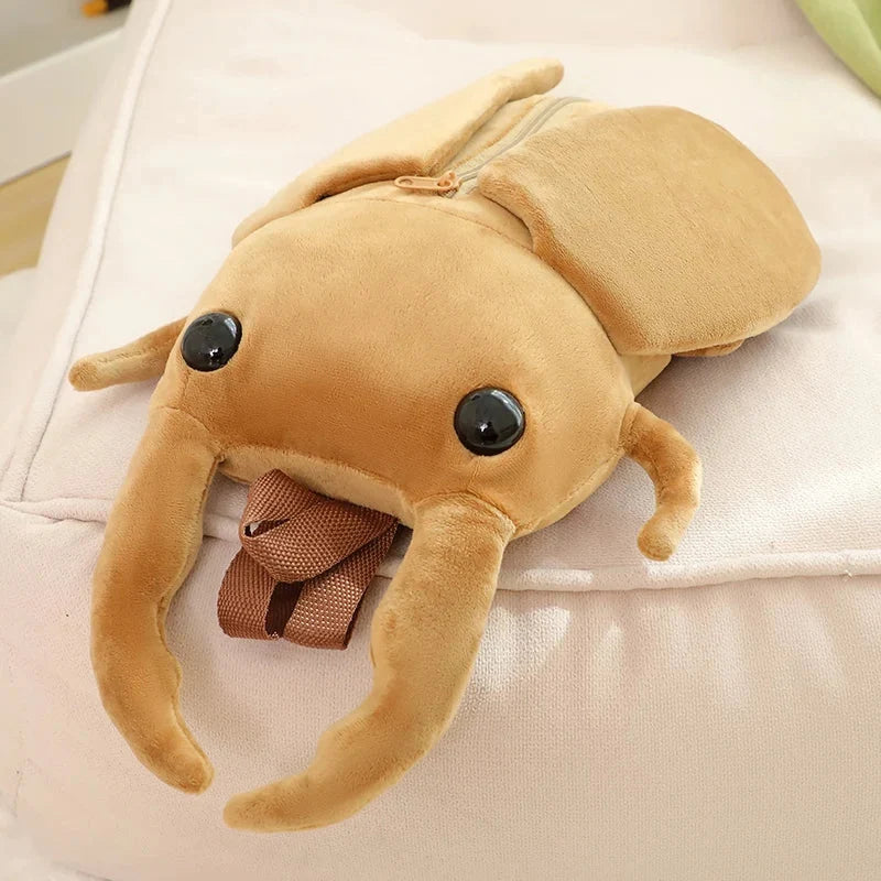 Dung beetle plush backpack – view 8