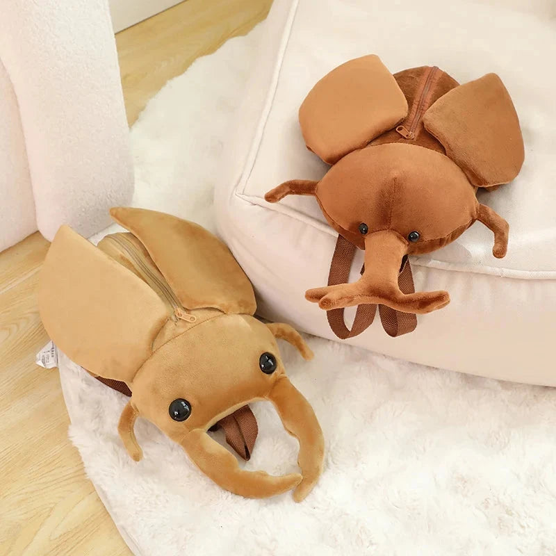 Dung beetle plush backpack – view 2