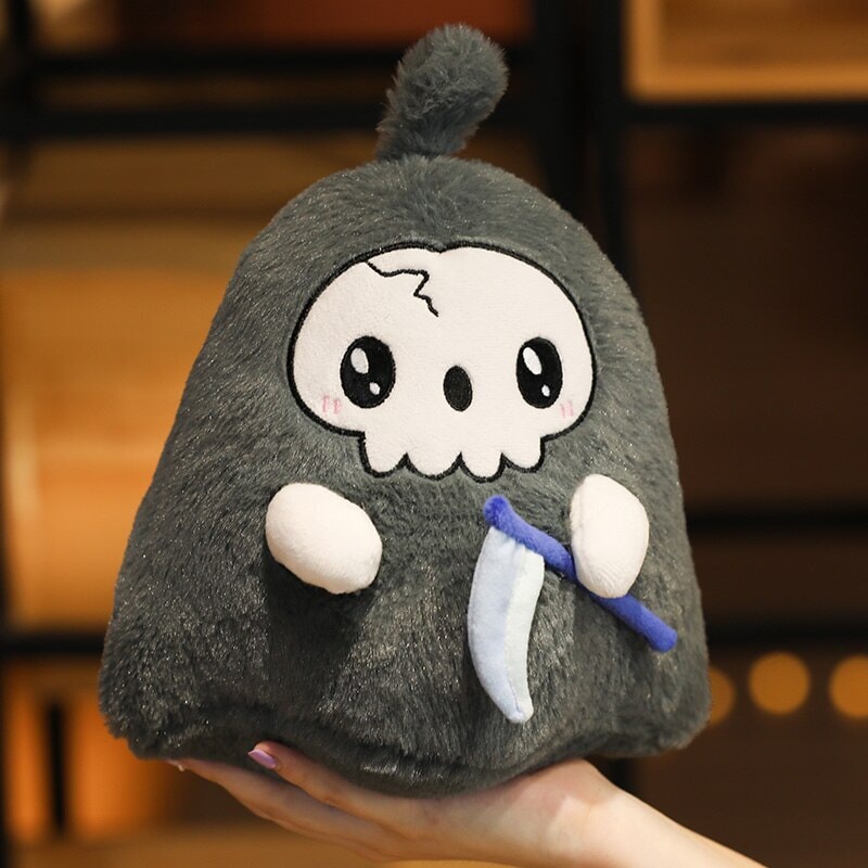 Ghost and grim reaper Halloween plushie – view 3