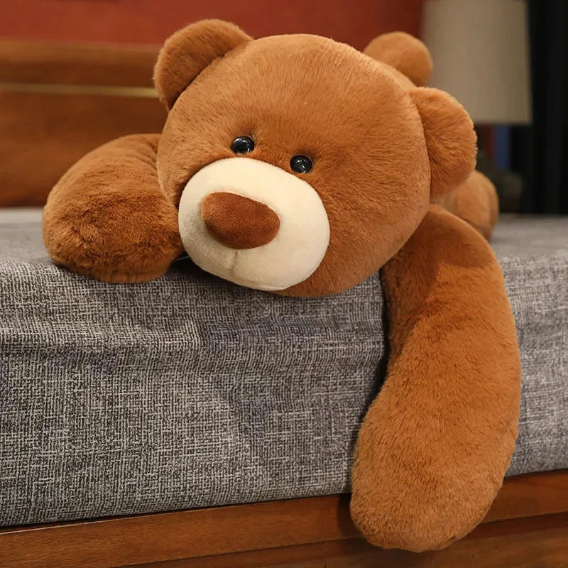 Fluffy brown bear plushie – view 6