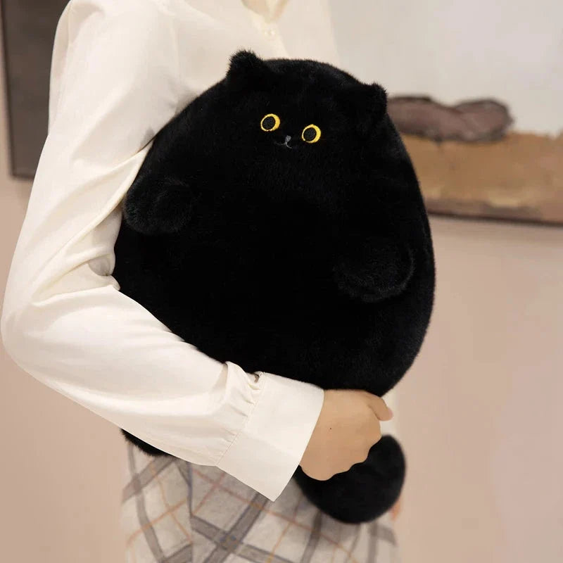 Chonky suspicious cat plushie – view 2
