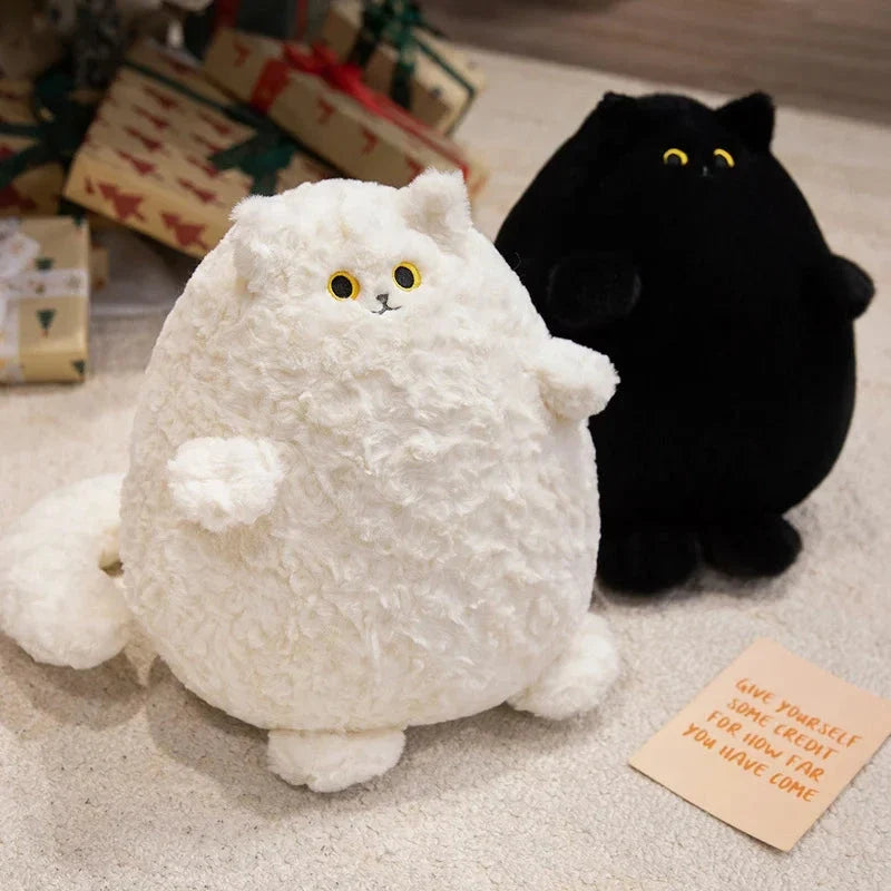 Chonky suspicious cat plushie – view 1