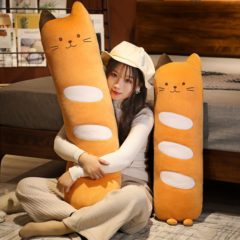 Long baguette cat plushie – view 2