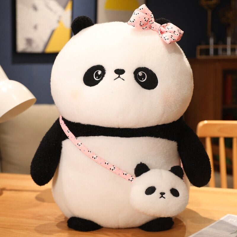 Grumpy panda plushie – view 1