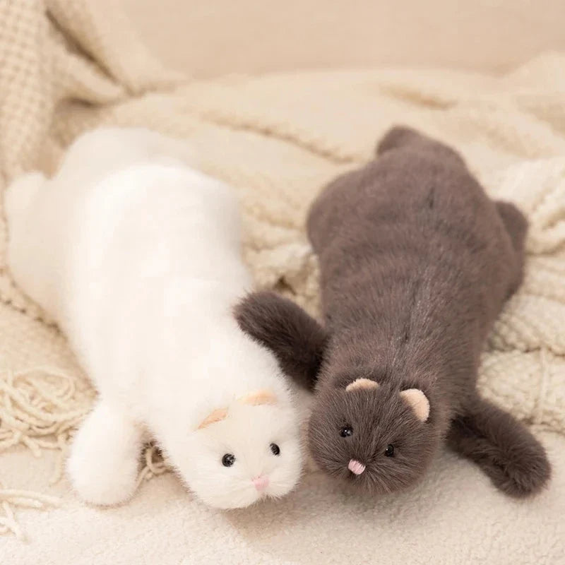 Fluffy ferret plushie – view 1