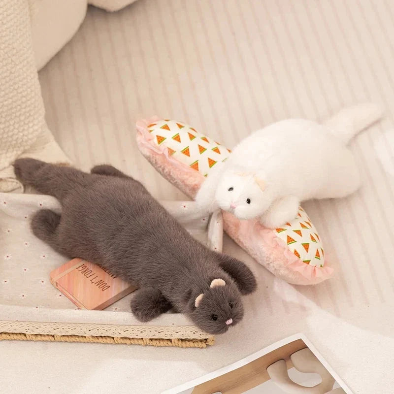 Fluffy ferret plushie – view 3