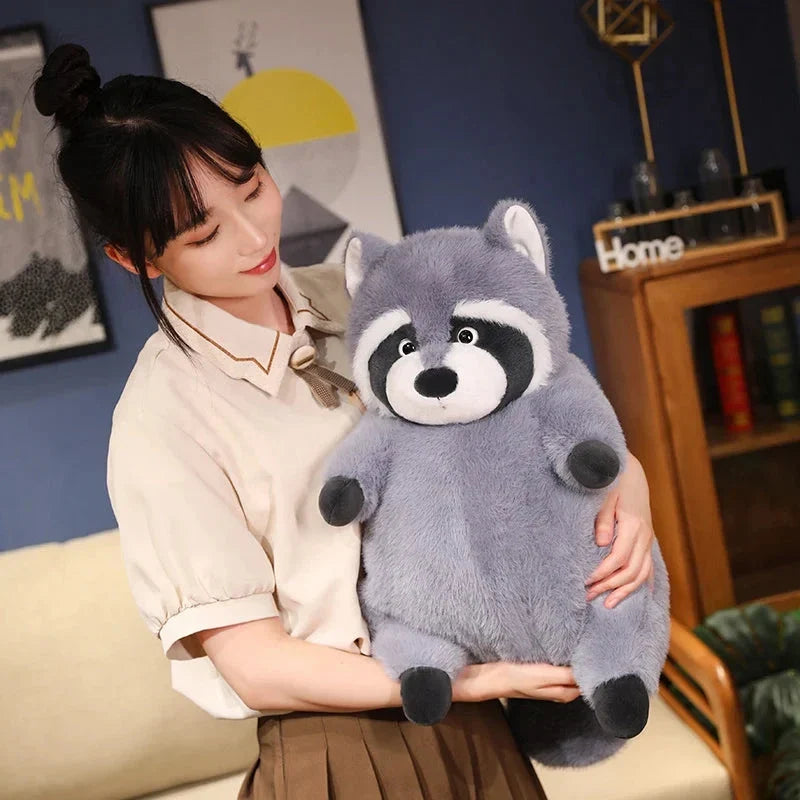 Chubby raccoon plushie – view 2