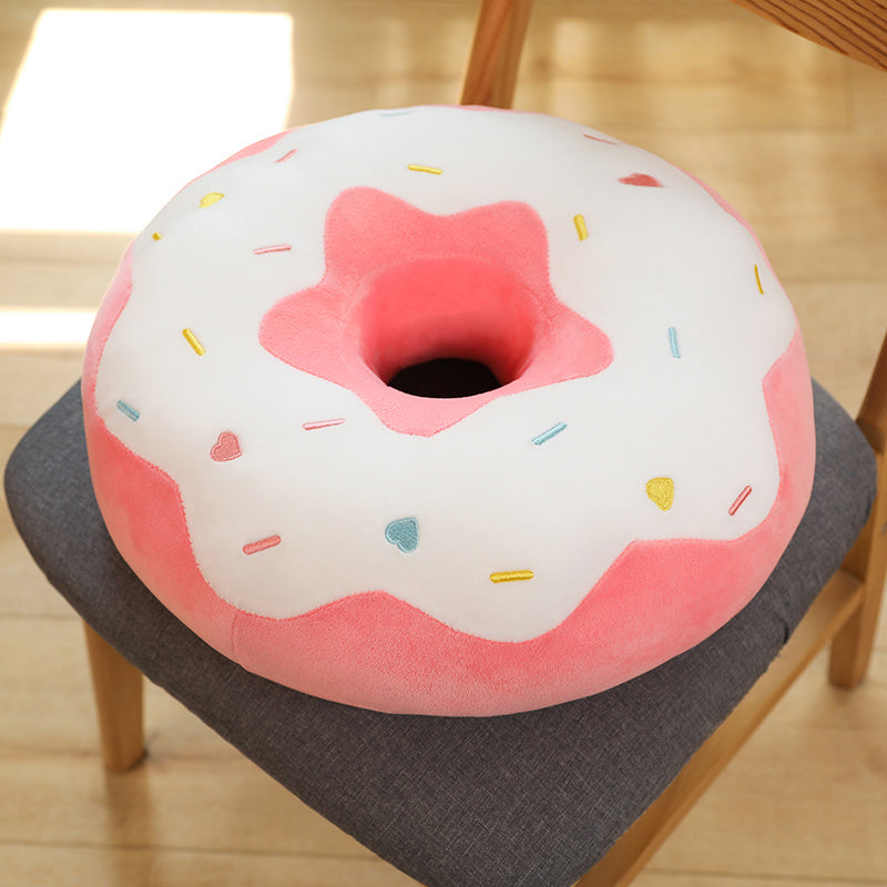 Pastel donut cushion plushie – view 1